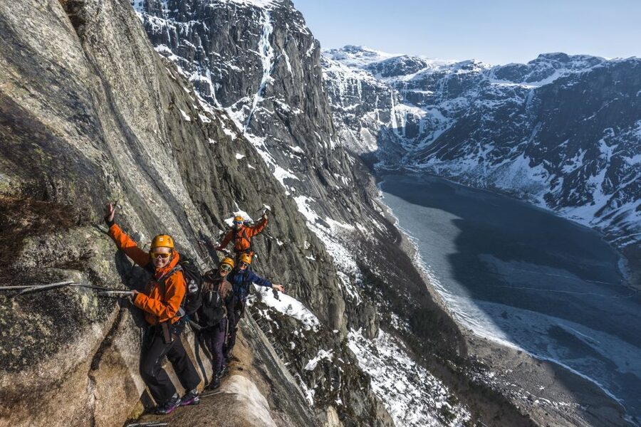 Odda: Full-Day Trolltunga Via Ferrata & Sky Ladder Adventure - Sky Ladder (Himmelstigen): The Optional 50 M Thrill Part