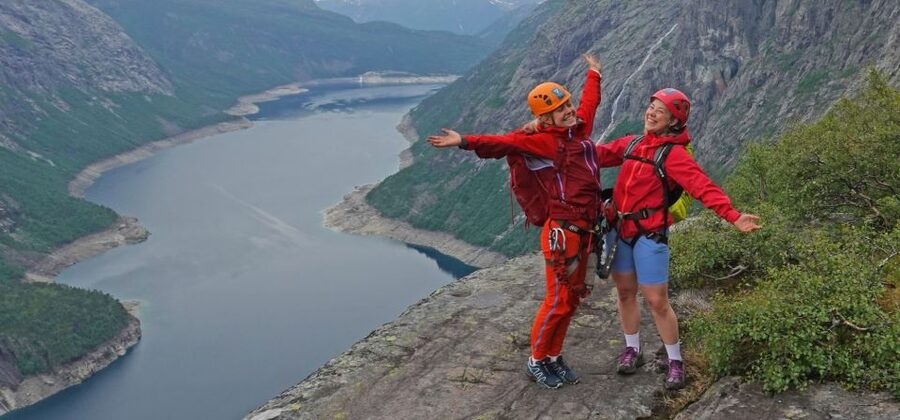 Odda: Full-Day Trolltunga Via Ferrata & Sky Ladder Adventure - The Via Ferrata Climb: 250 M of Steel Steps, Harnessed Confidence