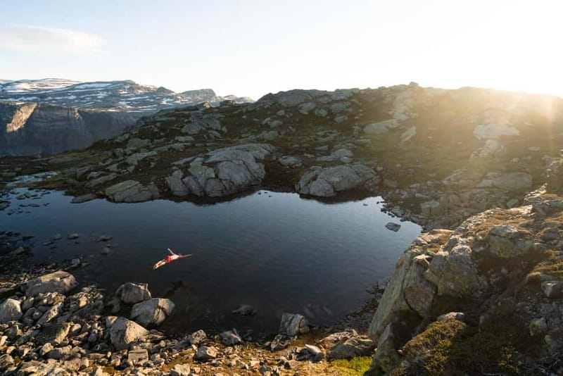 Odda: Overnight Hike to Trolltunga - After Dinner: Campfire S’mores, Stars, and the Cold Pond Challenge