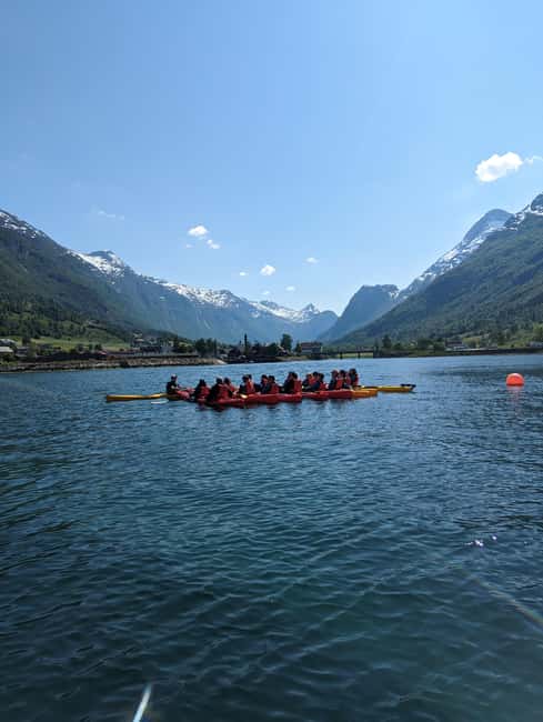 Olden: Fjord Kayaking + Drysuit & Safety Boat - Getting to Olden Active in time, with zero transfer stress