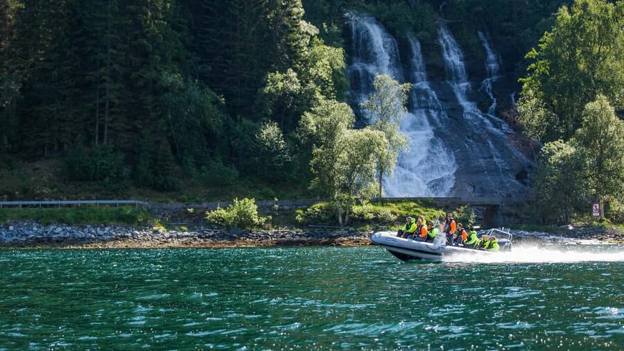 Olden: Nordfjord RIB Boat Tour - The 5-minute safety briefing and suit-up that makes it feel simple