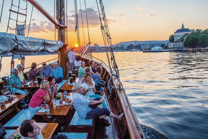 Oslo Fjord Evening Cruise with Shrimp Buffet on a Sailing Ship - Weather Is Part of the Deal, Even in Summer