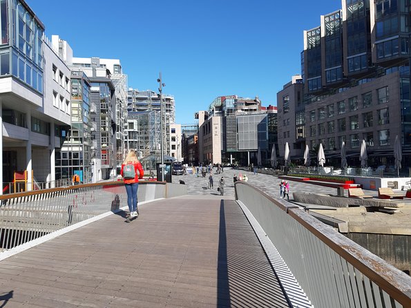 Oslo Highlights. Best Private Walking Tour of Oslo with a Local Guide. - Aker Brygge: the waterfront area for museums, restaurants, and atmosphere