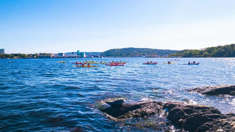 Oslo Sea Kayak Tour “Fjord City” - Akershus Fortress from the water: where the city feels like a shoreline