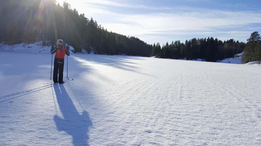 Oslo: Wilderness Skiing Tour with Lunch by the Fire - The First Hour, Getting Your Bearings on Snow and Ice