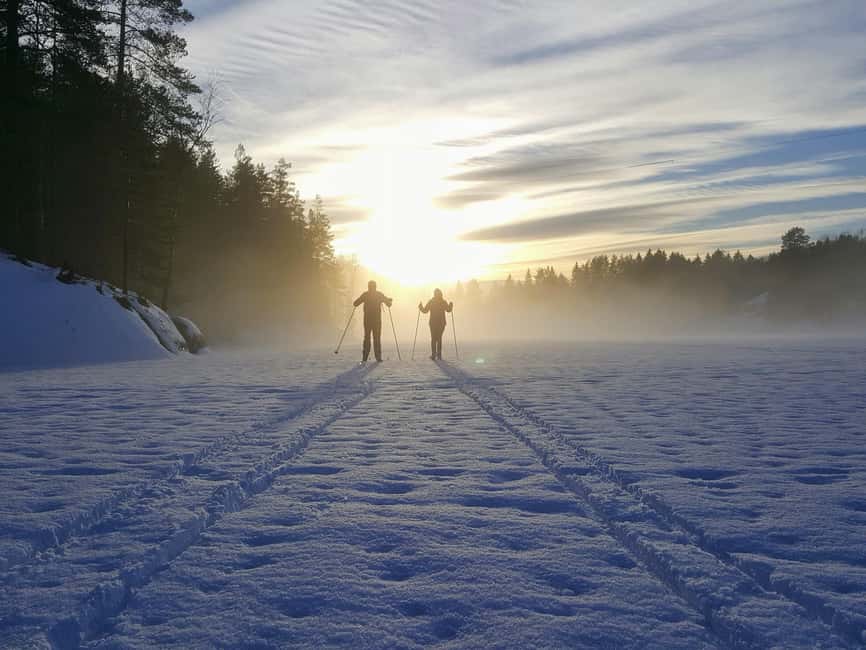 Oslo: Wilderness Skiing Tour with Lunch by the Fire - Skiing Into Østmarka, Frozen Lake or Forest Tracks