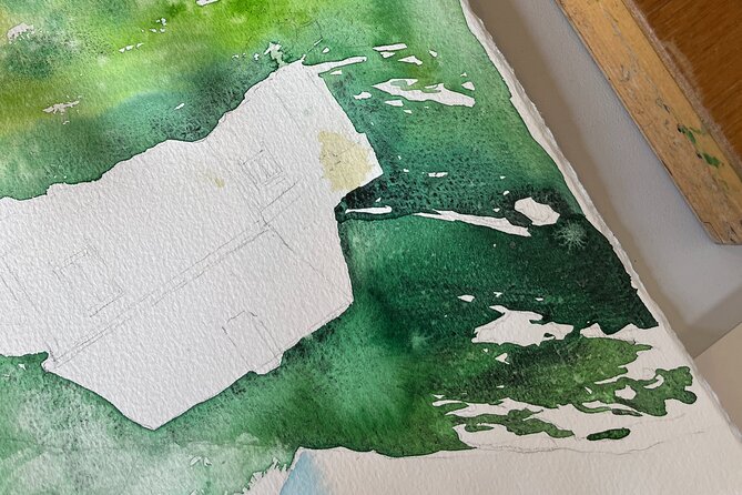 Paint Norwegian landscape with watercolor in Bergen - Watercolor techniques you’ll actually understand (and use later)