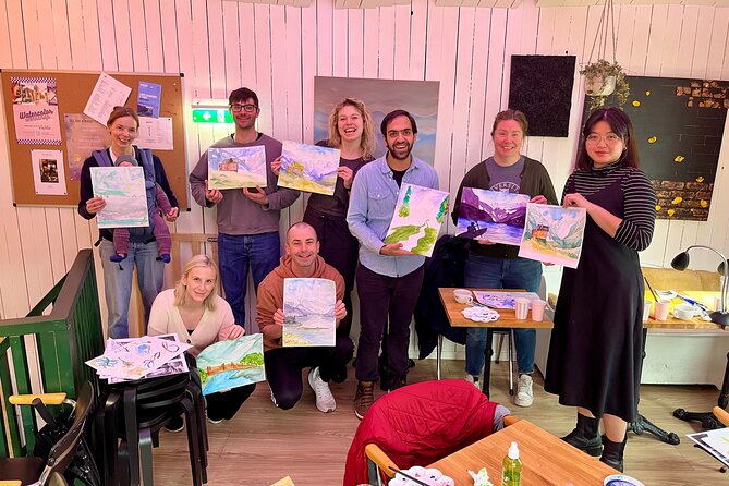 Paint Norwegian landscape with watercolor in Bergen - What’s included, what to bring, and how to avoid paint chaos