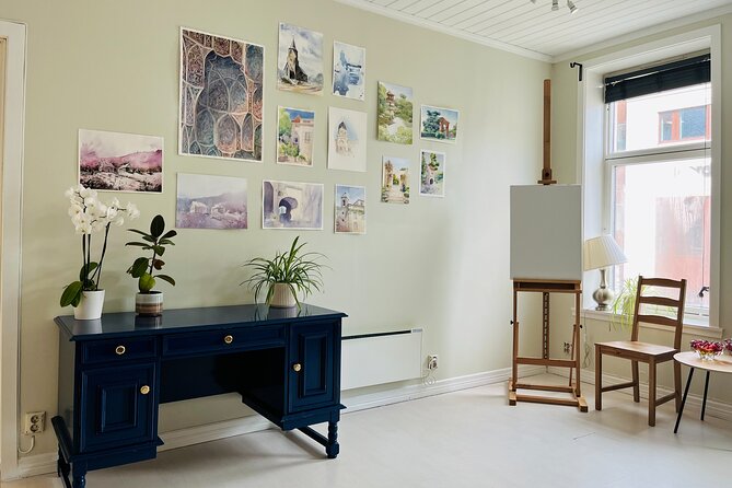 Paint Norwegian landscape with watercolor in Bergen - Price and value: is $91.33 worth it?