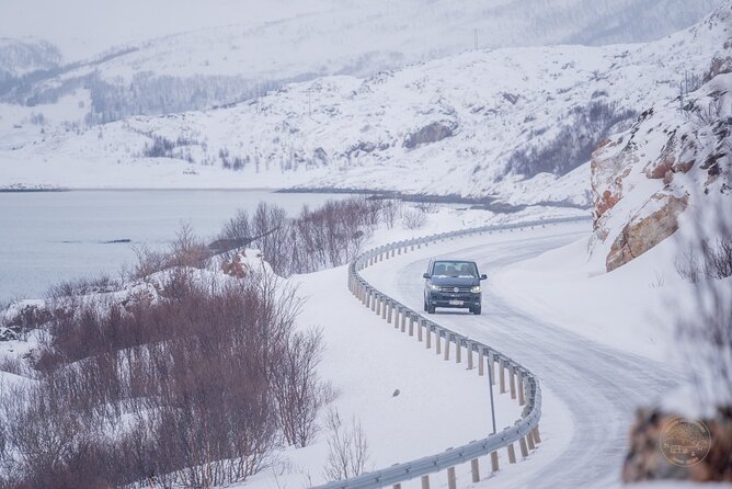 Private Arctic Fjord Roadtrip with Scenic Picnic from Tromso - Kvaløya stop: four hours of frozen lakes, fjord views, and Arctic beaches
