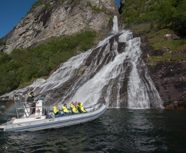 RIB Geiranger - Fjordsafari - Skagefla farm: the fjord-level view you do not get from tours on land