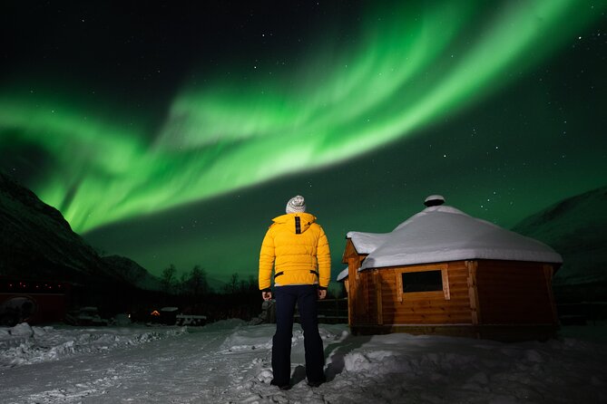 Small Group Tromsø: Northern Lights Chase with Photos and Dinner - Outdoors with Thermic Suites, hot drinks, and patience