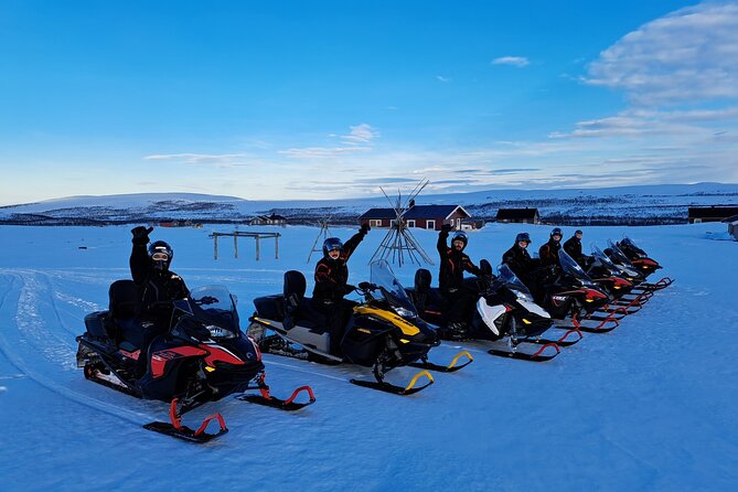 Snowmobile safari in the mountain plateau of Finnmarksvidda - Price and value for a 5-hour snowmobile day