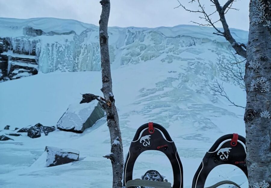 Snowshoeing Adventure to the Enchanting Frozen Waterfall - Snowshoeing the right way, without pretending you are a pro