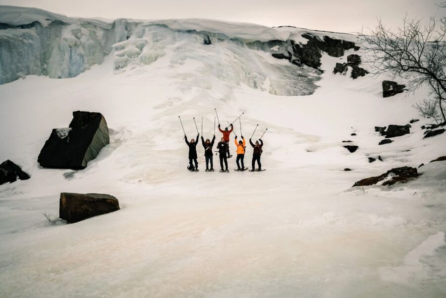 Snowshoeing Adventure to the Enchanting Frozen Waterfall - Meeting point and the start that keeps things easy
