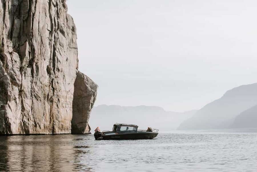 Stavanger: Boat Safari to Lysefjord and Preikestolen - Forsand to Lysefjord Marina: where the tour vibe starts