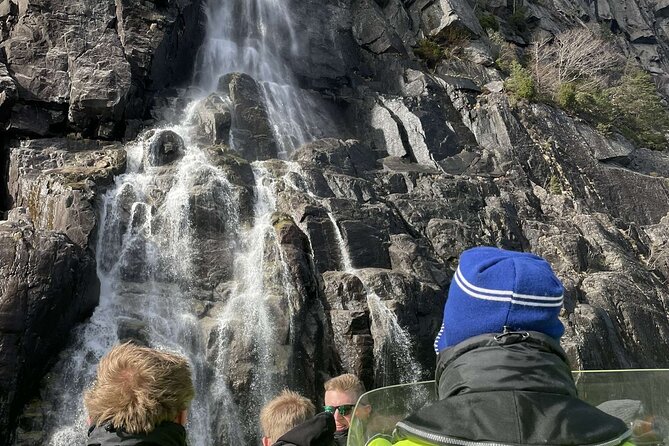 Stavanger Boat Tour with Pulpit Rock, Waterfalls and Goats - Hengjanefossen Waterfall: Close Enough to Feel the Spray