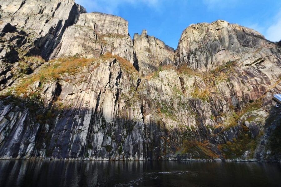 Stavanger: Fjord Cruise to Lysefjord and Pulpit Rock - Preikestolen and Pulpit Rock From Below: The 604-Meter Moment