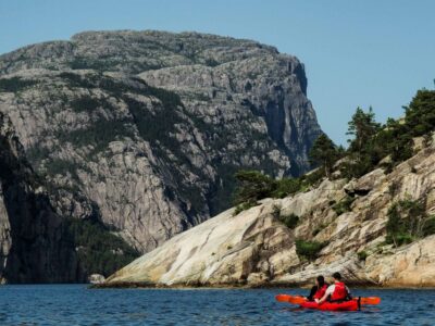 Guided Kayaking in Lysefjord