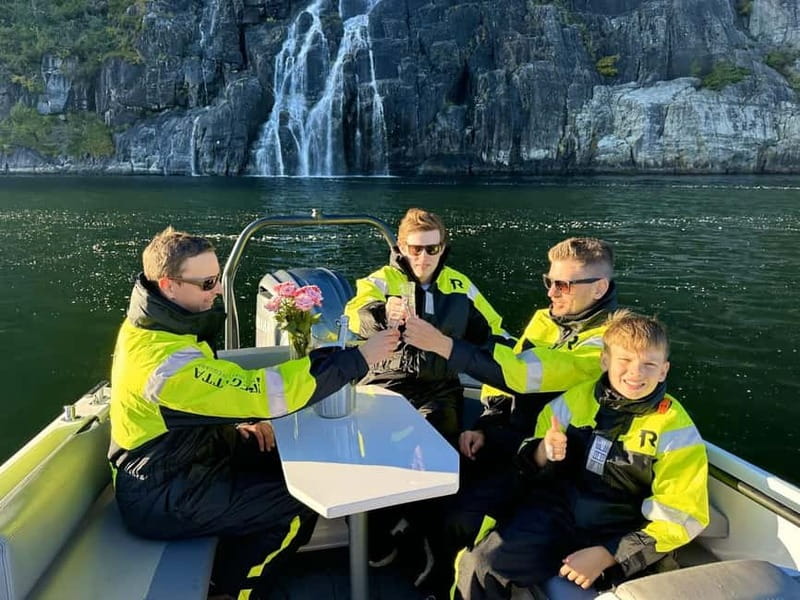 Stavanger: Guided Lysefjord Cruise to Pulpit Rock - The optional free upgrade: speedboat plus a minibus loop and tunnel thrill