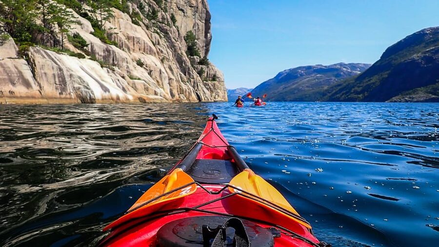 Stavanger: Lysefjord Kayak Safari (Waterfalls & Pulpit Rock) - Sliding Past 400 to 500m Cliffs: What the Main Paddling Feels Like