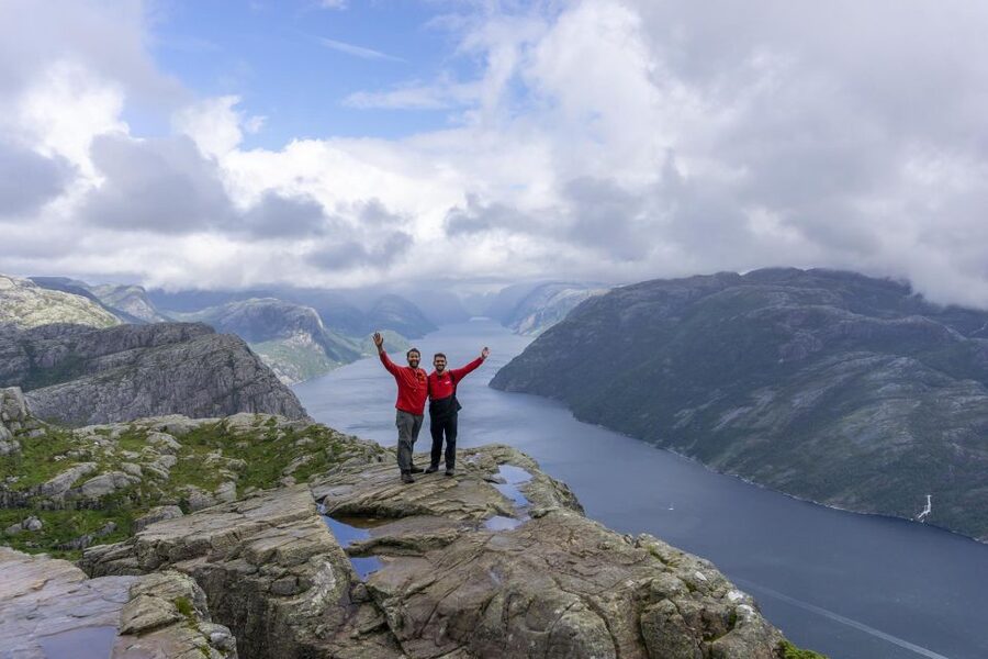 Stavanger: Preikestolen Classic Hike and Side Trail - The descent, weather reality, and staying comfortable