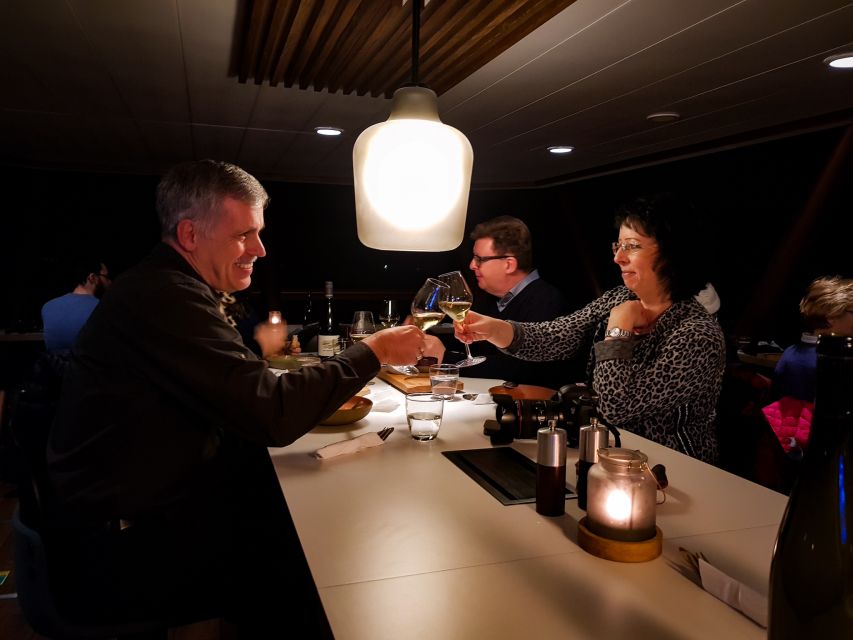 Svolvær: Northern Lights and Full Steam Cruise with Tasting - The Full Steam cod steaming warehouse: stories you can taste