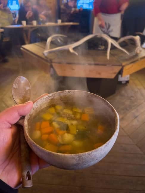 Svolvær: Sami Culture and Reindeer Experience - Sami siida welcome in a lavvu: the fire is the meeting point