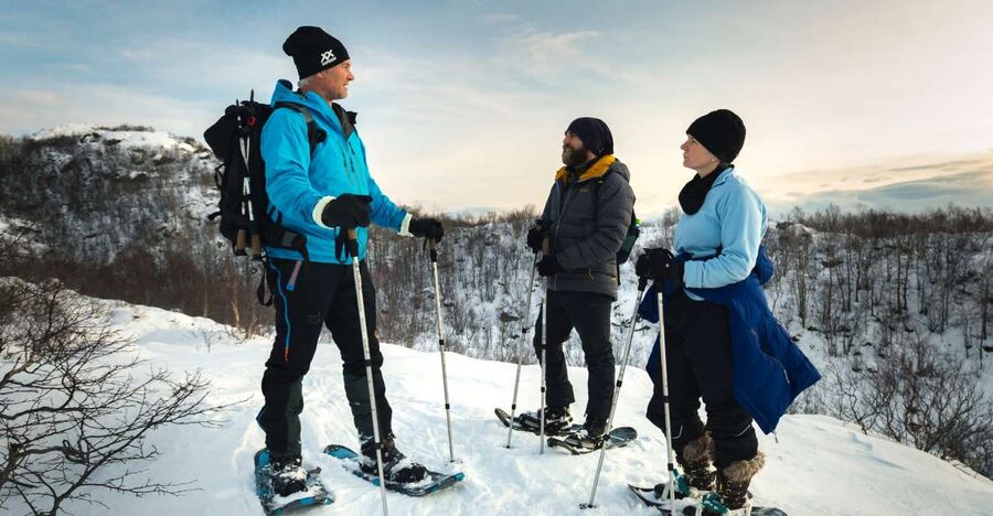 Svolvær: Snowshoe Nature Explorer - Snowshoe Setup: Why Included Poles and Shoes Matter for First Timers