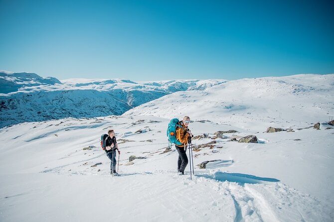 Trolltunga Winter Day Hike - From Skjeggedal to Trolltunga, Step by Step