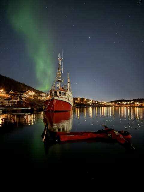 Tromsø: Arctic Fjord Floating in Survival Suit - 45 minutes of guided swimming, plus a calmer way to try the water