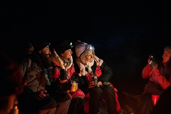 Tromso Aurora Hunt with Bonfire, Soup, Winter Gear & Transfers - Food, warm drinks, and the reality of limited toilets