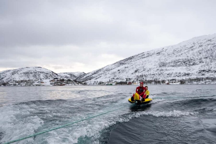 Tromsø: Banana Tube Ride with Arctic Floating - The 1-Hour Banana Tube Ride: Cold Air, Big Speed, Real Water