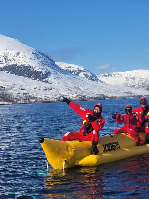 Tromsø: Banana Tube Ride with Arctic Floating - Snacks in Kaldfjord: A Short Break That Helps You Really Feel the Ride