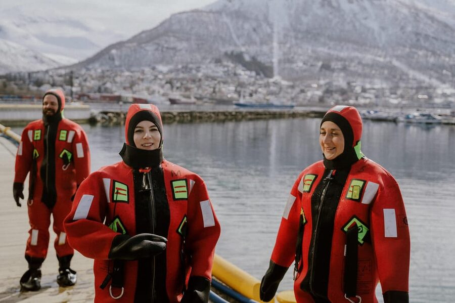 Tromsø city center Urban Floating experience - Calm Floating or a Dock Jump, The Two Ways to Enjoy the Arctic Water