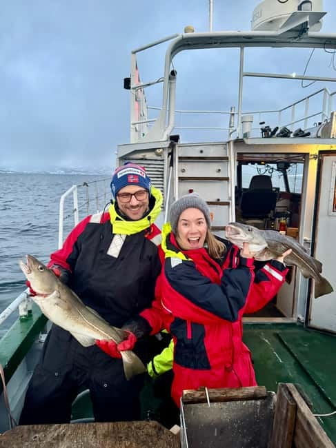 Tromsø: Fishing Sea Safari - First stop: Duen Experience at Storgata 88, then the 5-minute walk to the boat