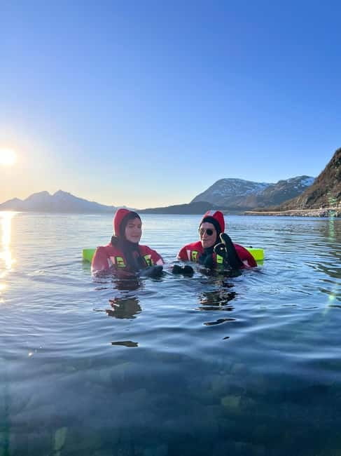 Tromsø: Fjord and Floating Safari, Arctic Floating - What Kvaløya feels like during the guided swim