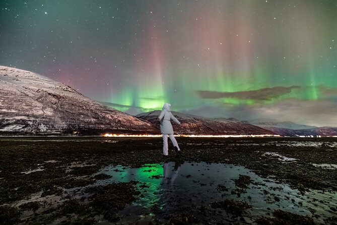 Tromsø Fjordland Aurora Chase Northern Lights by the Arctic Sea - Aurora Viewing, Photography Support, and Free High-Resolution Results