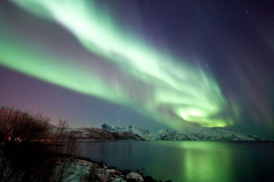 Tromsø: Northern Lights Cruise with 2nd Chance Guarantee - Inside the lounge: panoramic windows, warm seating, and night-friendly lighting