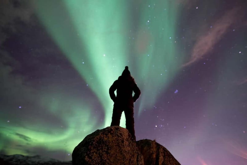 Tromsø: Northern Lights Hunt with Photographer - From Ice Bar Meeting Point to the First Arctic Stop