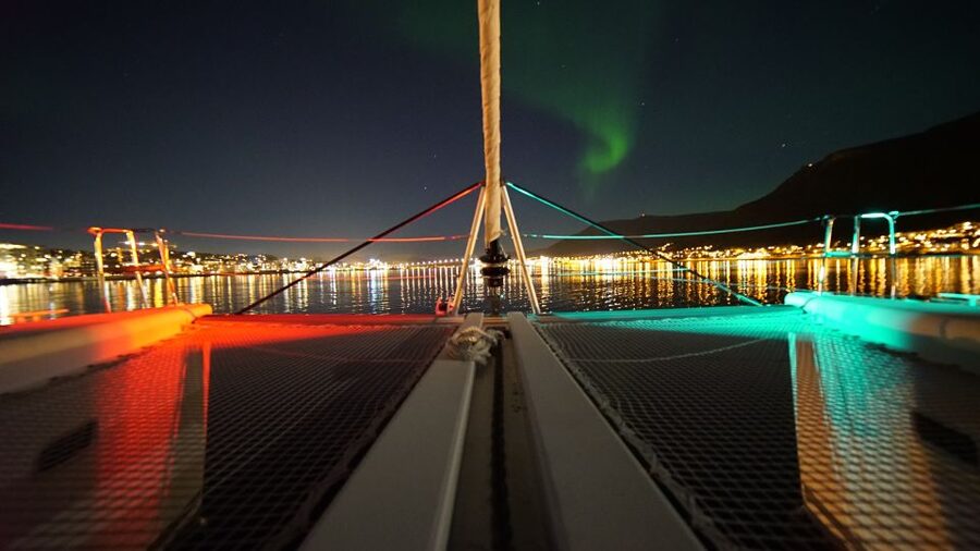 Tromsø: Northern Lights Luxury Catamaran Cruise - Arctic Princess comfort: warmth first, sky second
