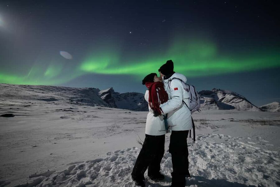 Tromsø: Northern Lights Minibus Tour with Local Experts - Thermal Suits, Hot Drinks, and the Food That Makes Waiting Bearable