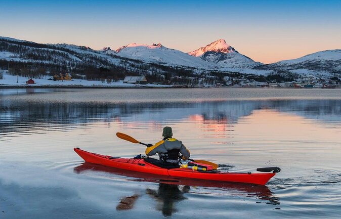 Tromso: Private Aurora Chase by Minivan - The Tromso Fjords stop: chasing clear sky, not just chasing time