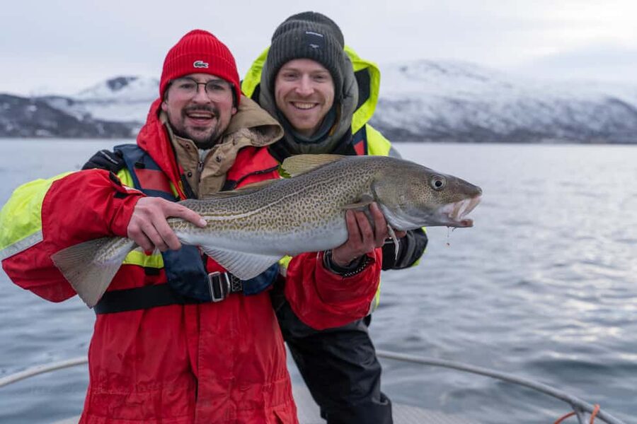 Tromsø: Private Fishing Tour - Floating suits, life jackets, and the short safety briefing