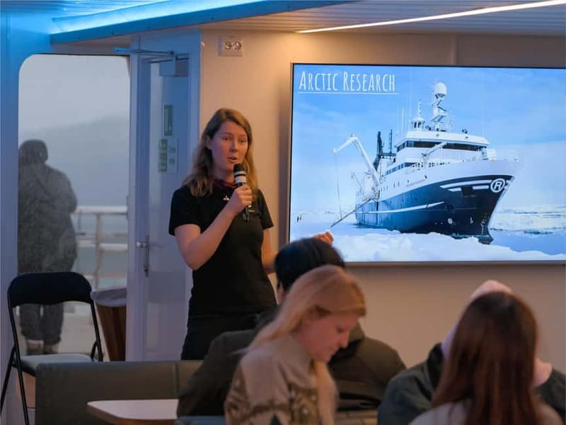 Tromsø: Whale Watching on hybrid boat with scenic bustrip - Comfort and cold reality: warm layers, heated lounges, and seasickness prep