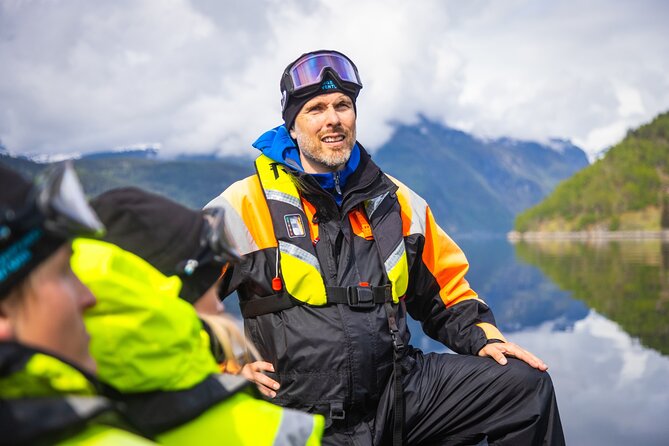 Ulvik scenic RIB adventure to Osafjord a Hardangerfjord branch - Stop 1: Ulvikafjorden cruise out for instant fjord context