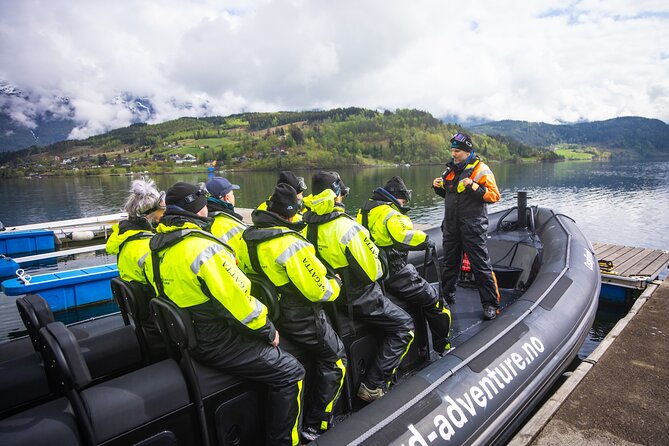 Ulvik scenic RIB adventure to Osafjord a Hardangerfjord branch - Stop 3: Ulvikafjorden return cruise and mountain backdrop payoff