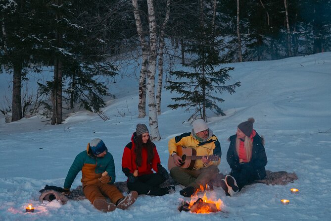 Winter Forest Walk and Campfire by Torchlight in Oslo - The campfire stop at the end of the walk